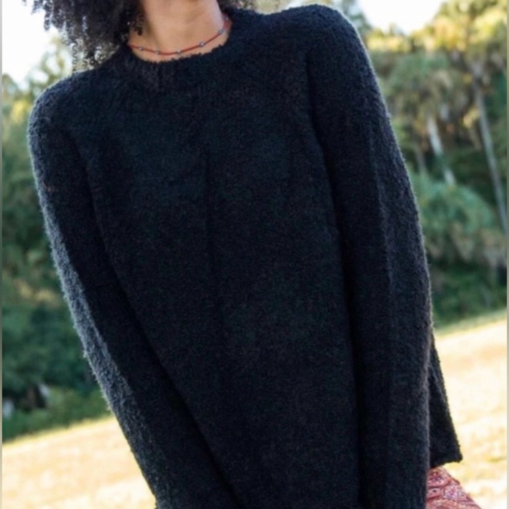 NATURAL LIFE Sunday Sweater, Size Large, Bone